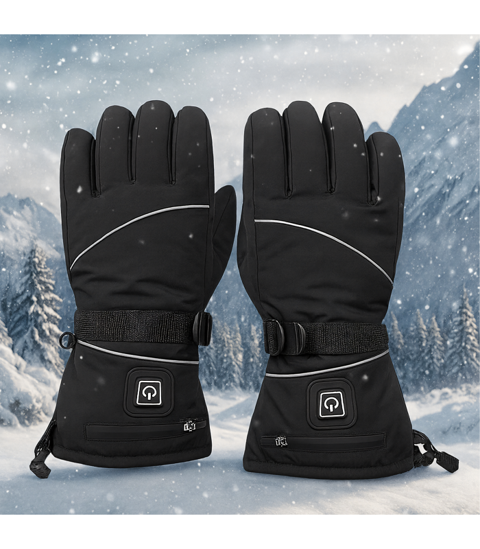 Soojendusega talvekindaid elektrilised kindad 2x Powerbank