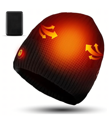 Küttega Beanie Müts Talvine Soojendusega Elektriline + Powerbank
