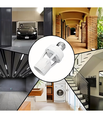 Liikumisanduriga lambipesa 360° keere E27 60W