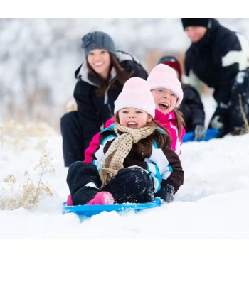 Plastikust Kelgud Lastele Piduritega Kiired Talvised Kelgud