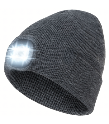 Talvine Led-lambiga Müts Jooksujalatsite jaoks Hall