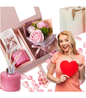 Roosiline kingitus komplekt naistepäevaks