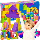 Vahtklotside komplekt lastele 50 elementi värvilised pusled