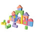 Vahtklotside komplekt lastele 50 elementi värvilised pusled