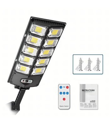 LED Päikeselamp Liikumis- ja Hämarustundlik Välisvalgusti Aeda + Pult