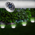 10x Päikeselamp Aial Disk LED Maapinnal Hämaraanduriga 8 LED