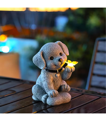 Aia Dekoratiivne Päikeseenergialamp Koeraga