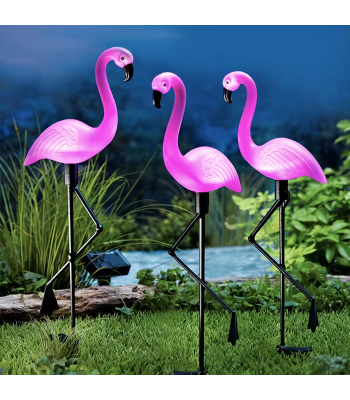 3x Päikeselamp Dekoratiivne Aialamp Flaming