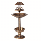 Dekoratiivne Päikesepatareiga LED Aialamp Lindude Söögimaja