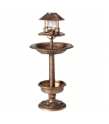 Dekoratiivne Päikesepatareiga LED Aialamp Lindude Söögimaja