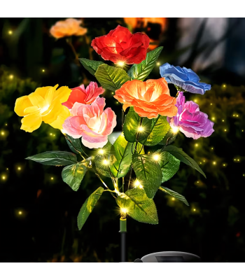 Aiakujunduse Päikeselamp Roosi Kujuline