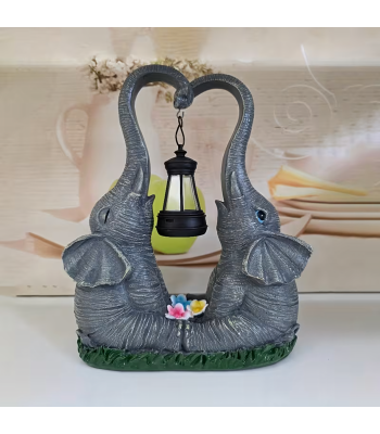 Solarne Aia Kaunistus Lamp Elevandi Kujuline