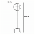 Metallist aiapergola terrassile, ronitaimede ja rooside tugi 50x10cm