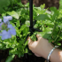 Metallist aiapergola terrassile, ronitaimede ja rooside tugi 50x10cm