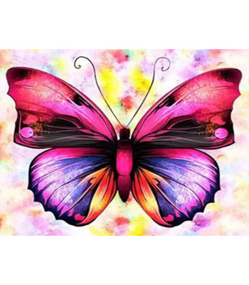 Teemanttikunsti Komplekt Värviline Liblikas