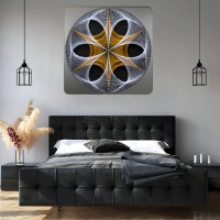 Loominguline Stringi Kunsti Komplekt 40x40 cm Geomeetriline Ratas