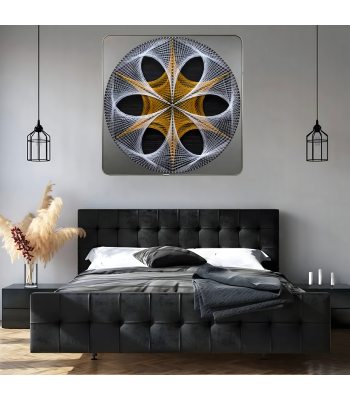 Loominguline Stringi Kunsti Komplekt 40x40 cm Geomeetriline Ratas