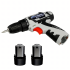 12V Akutrell Mini Kruvikeeraja LED Komplekt Kohver 2x Aku 1,5Ah