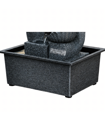 dekoratiivne lauapurskkaev led-valgustusega 30 x 15,5 x 21 cm
