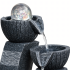 dekoratiivne lauapurskkaev led-valgustusega 30 x 15,5 x 21 cm