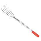 Metallist aiakobesti riisumiseks ja kobestamiseks, 4 haruga, 106 cm
