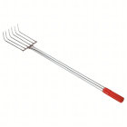 Metallist aiakobesti riisumiseks ja kobestamiseks, 6 hambaga, 56 cm