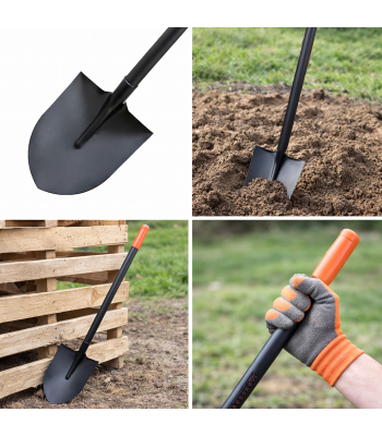 metallist aiakühvel sirge metallvarrega 150 cm tugev
