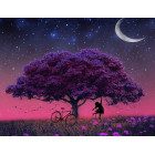 teemantmaalimise mosaiigi komplekt 5d puu muster 30 x 30 cm