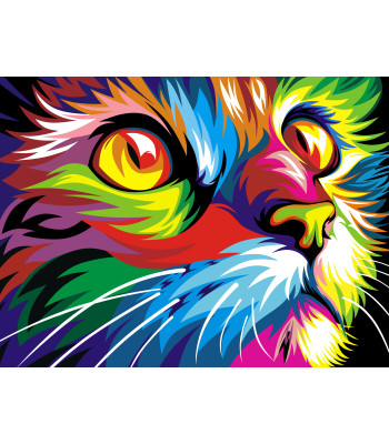 teemantmaali komplekt 5d väike kass 30 x 40 cm