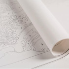 maalimine numbrite järgi raamiga komplekt 30x30 lastele