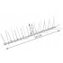 2400 tk metallist roostevabast terasest linnupiigid 50 cm