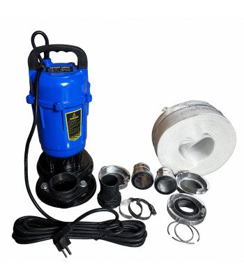 Reoveepump puhtale ja mustale veele 750 W, purustiga ja voolikuga