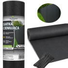 Varjutus- ja privaatsusvõrk aiale 1,5 x 50 m, 95%, 180 g/m² + 100 kinnitussidet