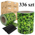 Aiapiirde lint 19 cm x 35 m, lehemustriga uv-kaitsega paneelaia kate, 336 tk