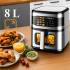 Õlivaba kuumaõhufritüür 12 programmiga, võimas, 1700W, 8L