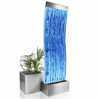 Eraldiseisev mullidega veesein-fontään LED-valgustusega 183x50x28cm