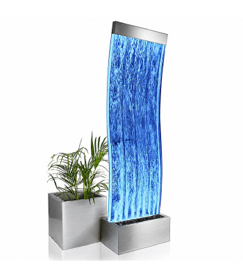 Eraldiseisev mullidega veesein led-valgustusega, 183 × 50 × 28 cm