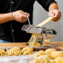 Terasest käsitsi kasutatav pasta-, pelmeeni- ja lasanjetaina lõikur 3w1
