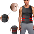 Neopreenist fitnessvest meestele, salendav spordi- ja treeningvest saunaefektiga M