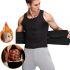Neopreenist fitnessvest meestele, salendav spordi- ja treeningvest saunaefektiga M