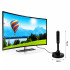 Aktiivne siseantenn digitelevisioonile DVB-T2 HEVC, võimendi, MUX-8, magnet, 4K