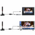 Aktiivne siseantenn digitelevisioonile DVB-T2 HEVC, võimendi, MUX-8, magnet, 4K