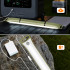 Täispuhutav LED-matkavalgusti USB 500 Lm 90x12cm