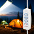 Täispuhutav LED-matkavalgusti USB 500 Lm 90x12cm