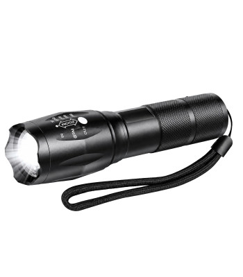 Taktikaline veekindel sõjaväeline LED-taskulamp – T6, 10W, 200Lm, Zoom 300m