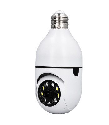Juhtmevaba WiFi IP-kaamera kodu jälgimiseks ja beebimonitoriks, pirn E27 30W
