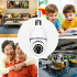 Juhtmevaba WiFi IP-kaamera kodu jälgimiseks ja beebimonitoriks, pirn E27 30W