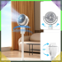 Juhtmevaba 3-in-1 ventilaator terrassile, põrandale ja kontorisse koos puldiga, 38–82 cm