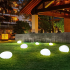 Päikeseenergial töötav LED-kivist aiavalgusti terrassile ja õue, elegantne 14cm