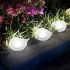 Päikeseenergial töötav LED-kivist aiavalgusti terrassile ja õue, elegantne 14cm
